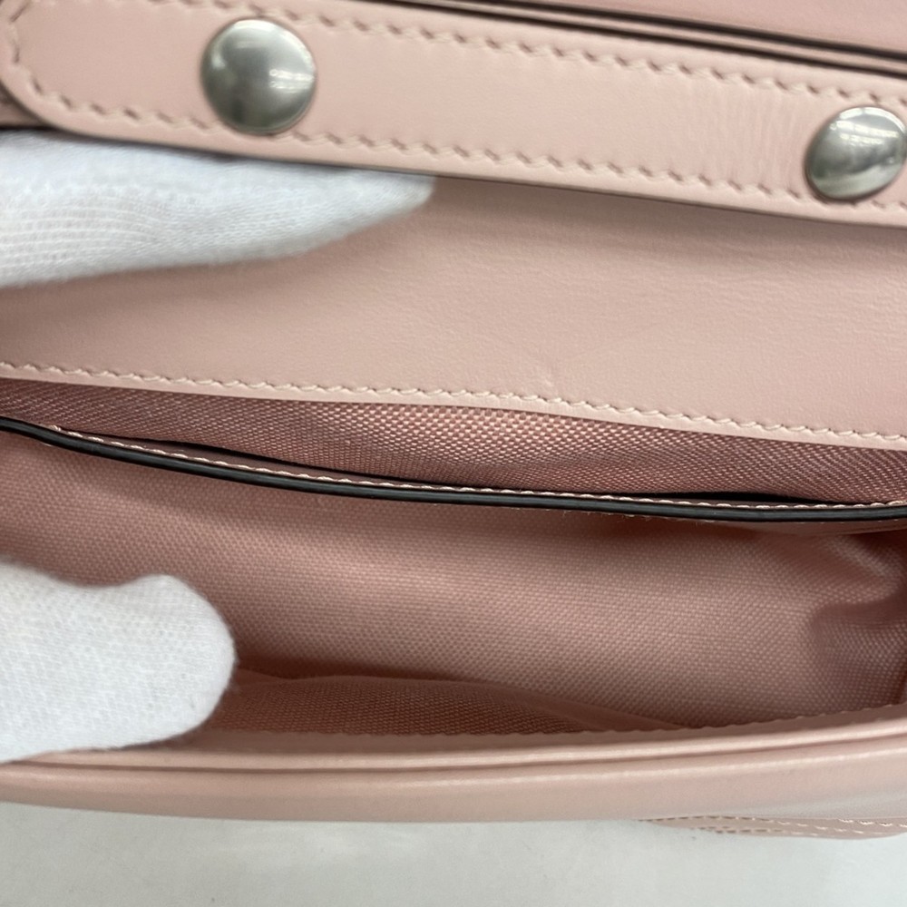 GUCCI Shoulder Bag GG Marmont 702563 Leather Pink - Picture 4 of 9